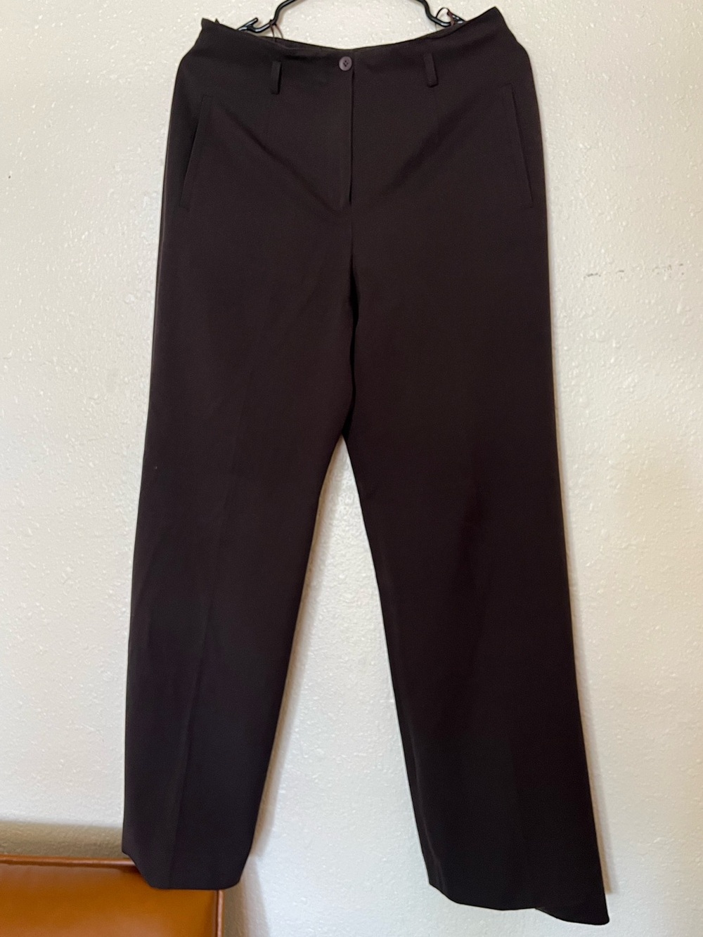 Brown high rise trousers